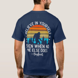 Lönsam Personlig Meddelande om stor fot T-Shirt