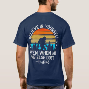Lönsam Personlig Meddelande om stor fot T-Shirt