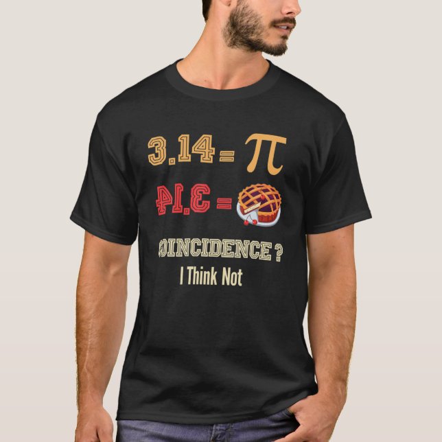 Lönsam PI-dagskonstruktion, 3.14 = Paj-sammanträff T Shirt (Framsida)