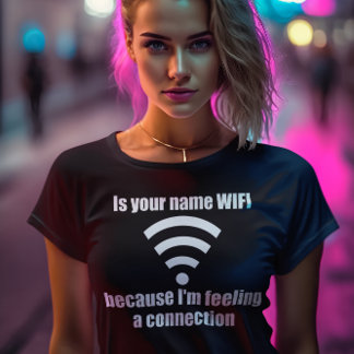 Lönsam Pickup linje: WIFI-anslutning Tee Shirt