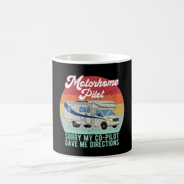 Lönsam pilot på motorhem kaffemugg (Center)