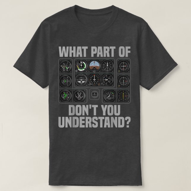 Lönsam pilotdesign För manar kvinnor Flygplan T Shirt (Design framsida)