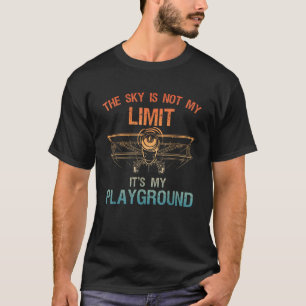Lönsam pilotdesign För manar Women Aviation-plan T Shirt
