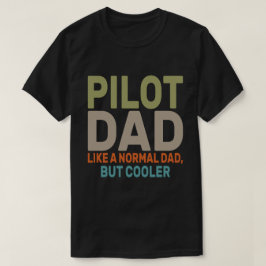 Lönsam pilotkonst för Pappa-pilotflygplanet T Shirt
