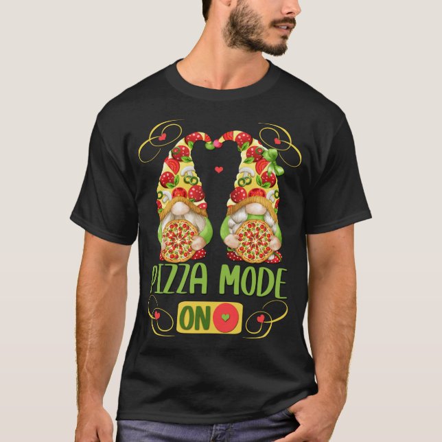 Lönsam Pizza-design för italiensk sommar med Pizza T Shirt (Framsida)