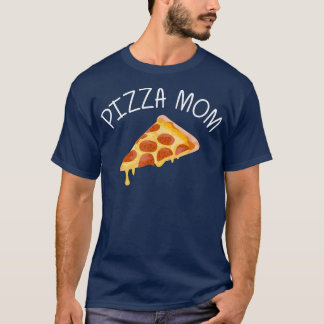 Lönsam Pizza-design för Mamma-kvinnor, mat Pun Paj T Shirt