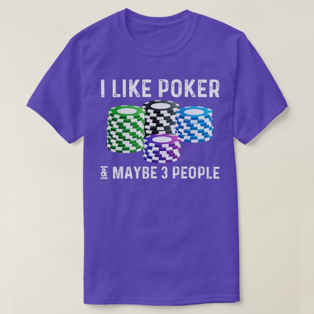 Lönsam Poker-design För manar Women Casino Card-sp T Shirt (Design framsida)