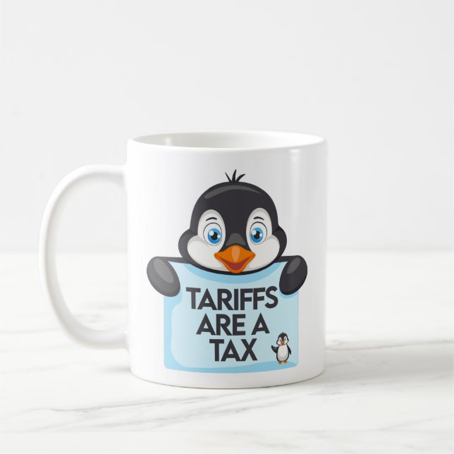 Lönsam politisk PM Penguin-tariff Kaffemugg (Vänster)