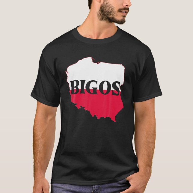 Lönsam polsk Flagga - Polen Meal Bigos National Di T Shirt (Framsida)
