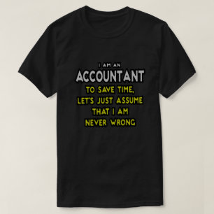 Lönsam presentdesign för revisor t shirt