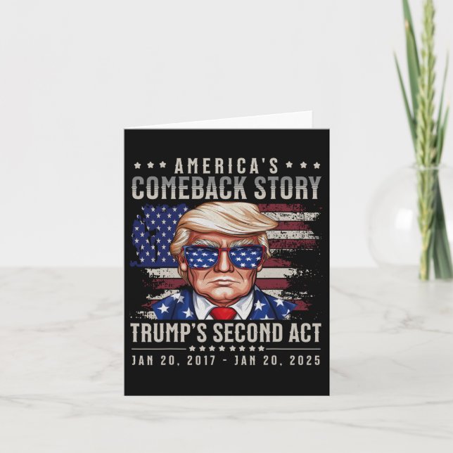 Lönsam president Donald Trump Inauguration Day 202 Kort (Framsida)