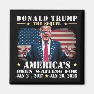 Lönsam president Donald Trump Inauguration Day 202 Magnet