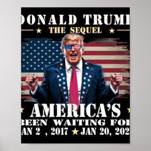 Lönsam president Donald Trump Inauguration Day 202 Poster
