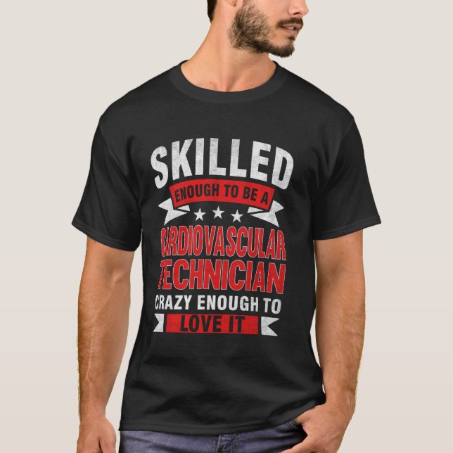 Lönsam professionell Offert kompetent kardiovaskul T Shirt (Framsida)