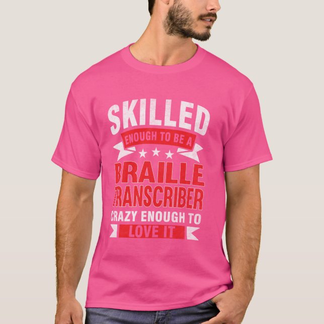 Lönsam professionell offert med kompetens blindill t shirt (Framsida)