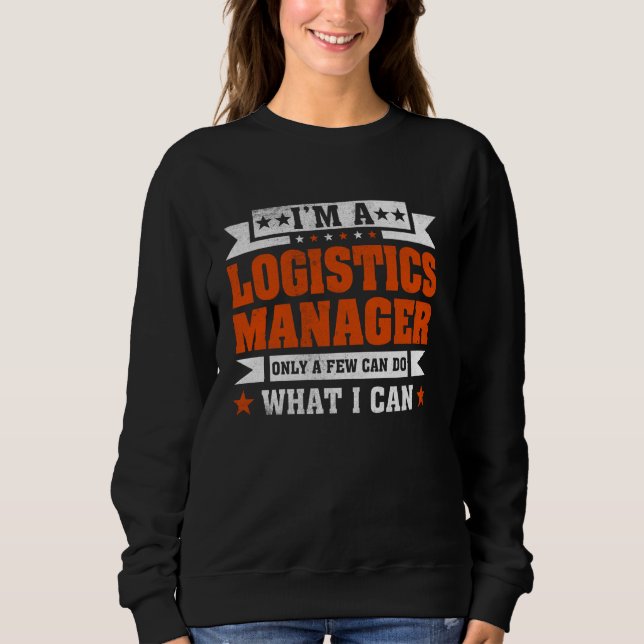 Lönsam proffsoffert Jag är logistikchef T Shirt (Framsida)