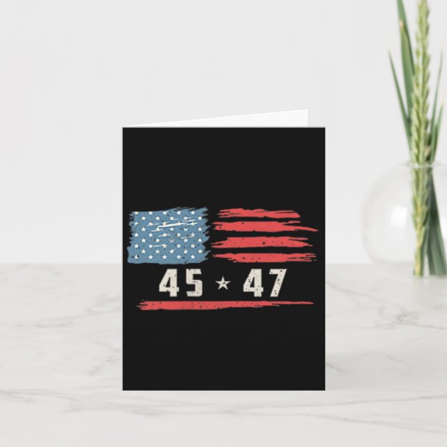 Lönsam Qr-ordförande Trump Dance Code 2 Side Kort (Framsida)