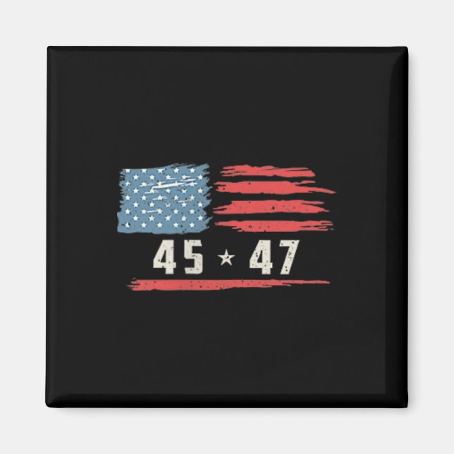 Lönsam Qr-ordförande Trump Dance Code 2 Side Magnet (Framsidan)