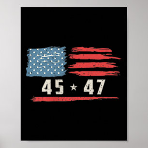 Lönsam Qr-ordförande Trump Dance Code 2 Side Poster