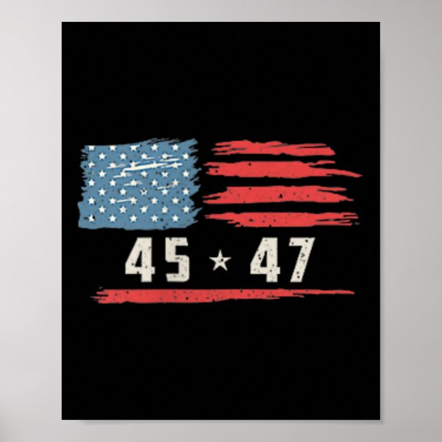 Lönsam Qr-ordförande Trump Dance Code 2 Side Poster (Framsidan)