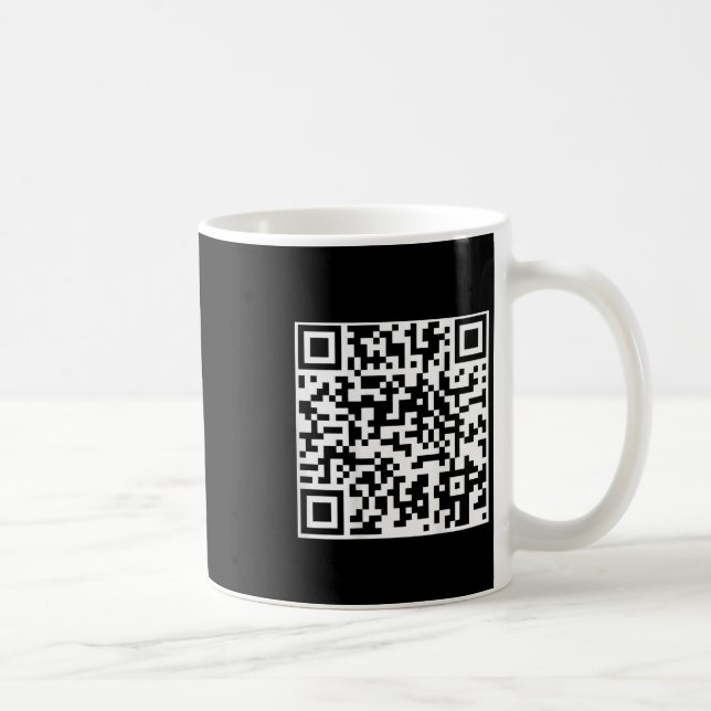 Lönsam Qr-ordförande Trump Dance Code (på baksidan Kaffemugg (Höger)