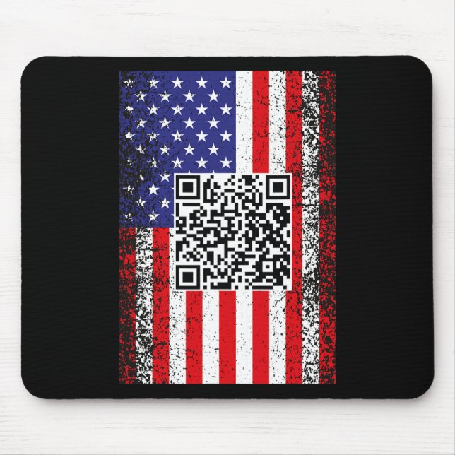 Lönsam Qr President Trump Code Dance Musmatta (Framsidan)
