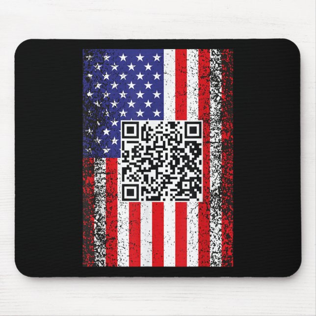 Lönsam Qr President Trump Code Dance Musmatta (Framsidan)