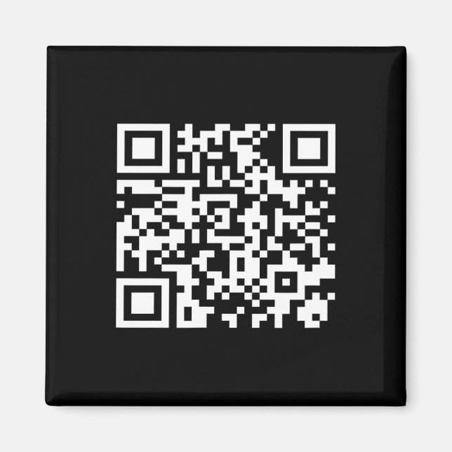 Lönsam Qr President Trump Dance Code 2025 Magnet (Framsidan)