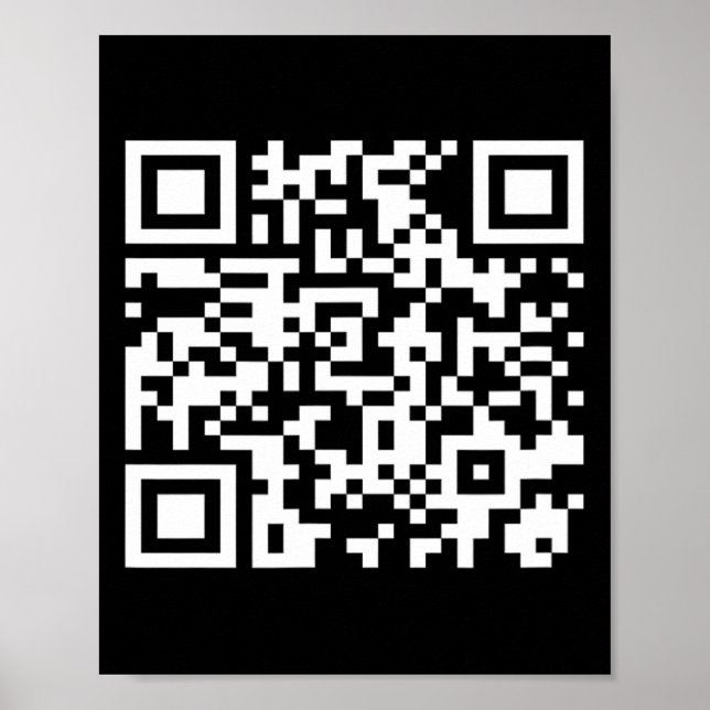 Lönsam Qr President Trump Dance Code 2025 Poster (Framsidan)