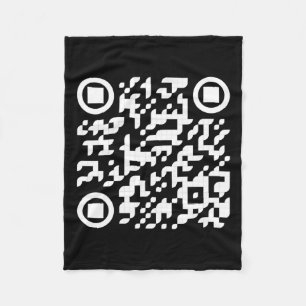 Lönsam Qr President Trump Dance Code 3 Fleecefilt