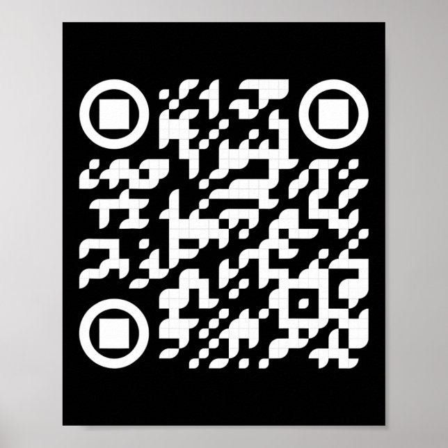 Lönsam Qr President Trump Dance Code 3 Poster (Framsidan)