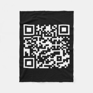 Lönsam Qr President Trump Dance Code Fleecefilt