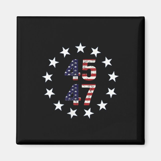 Lönsam Qr President Trump Dance Code Magnet (Framsidan)