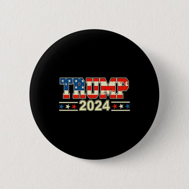 Lönsam Qr President Trump Dance Code (på Byck) 2 Knapp (Framsida)