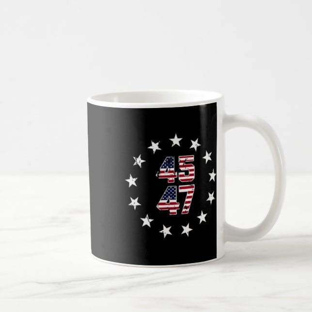Lönsam Qr President Trump Dance Code (på Byck) 7 Kaffemugg (Höger)