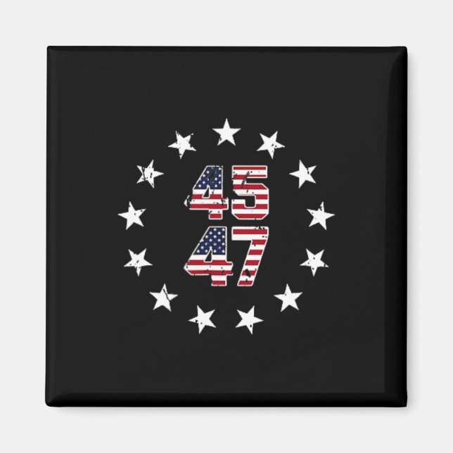 Lönsam Qr President Trump Dance Code (på Byck) 7 Magnet (Framsidan)