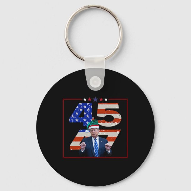 Lönsam Qr President Trump Dance Code (på Byck) 8 Nyckelring (Framsida)