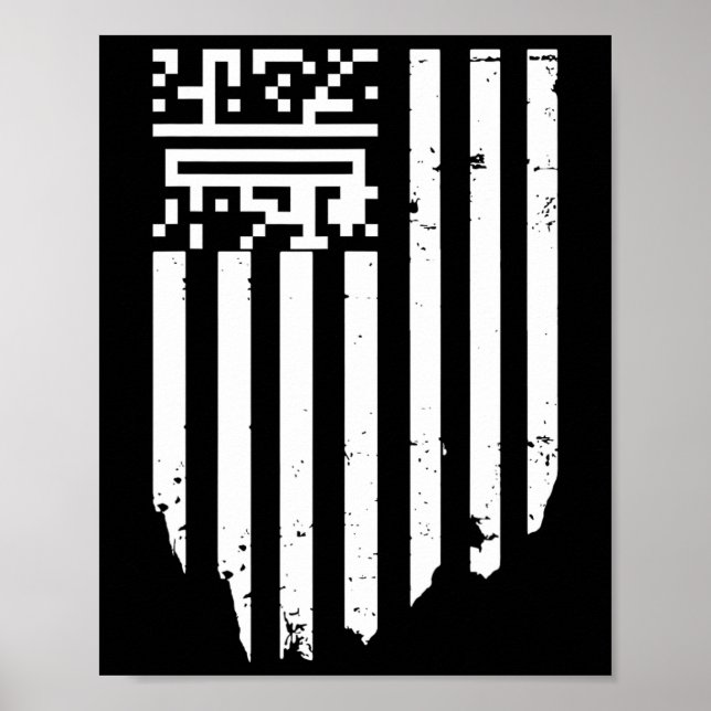 Lönsam Qr President Trump Dance Code Poster (Framsidan)