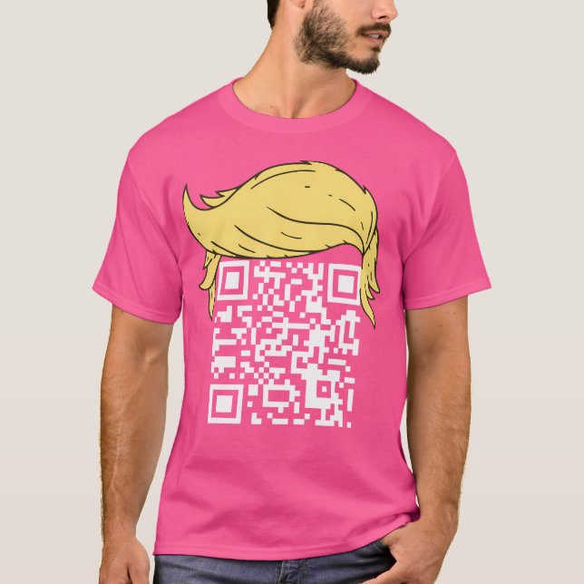 Lönsam Qr President Trump Dance Code T Shirt (Framsida)