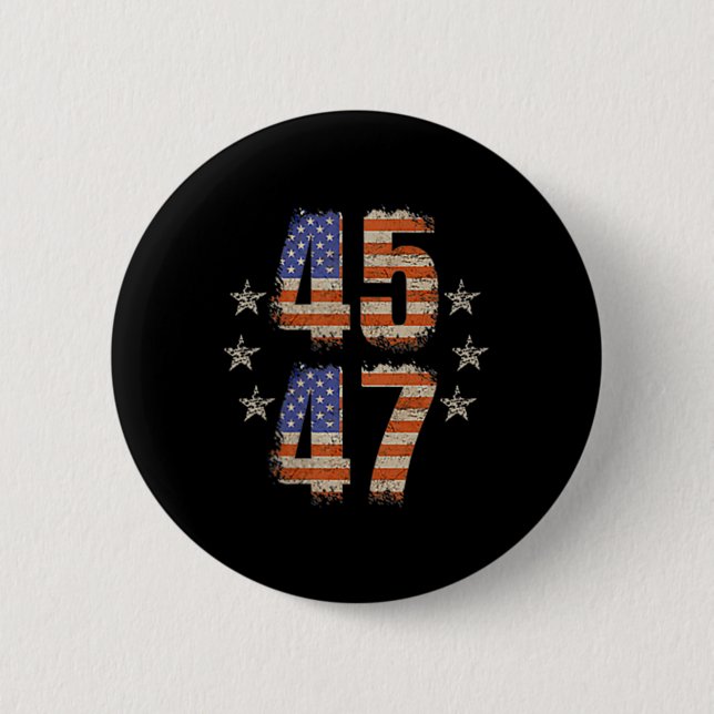 Lönsam Qr Trump 45 47 Trump Dancing Code Pocket Knapp (Framsida)