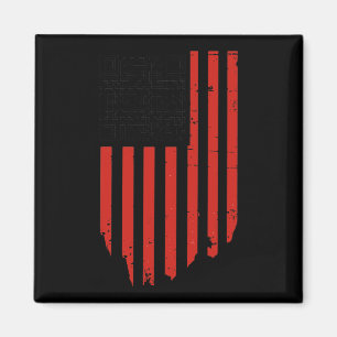 Lönsam Qr Trump Dance Code Red and White Magnet