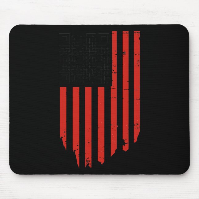 Lönsam Qr Trump Dance Code Red and White Musmatta (Framsidan)