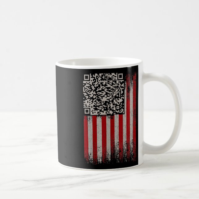 Lönsam Qr Trump Dancing Dance Code Kaffemugg (Höger)