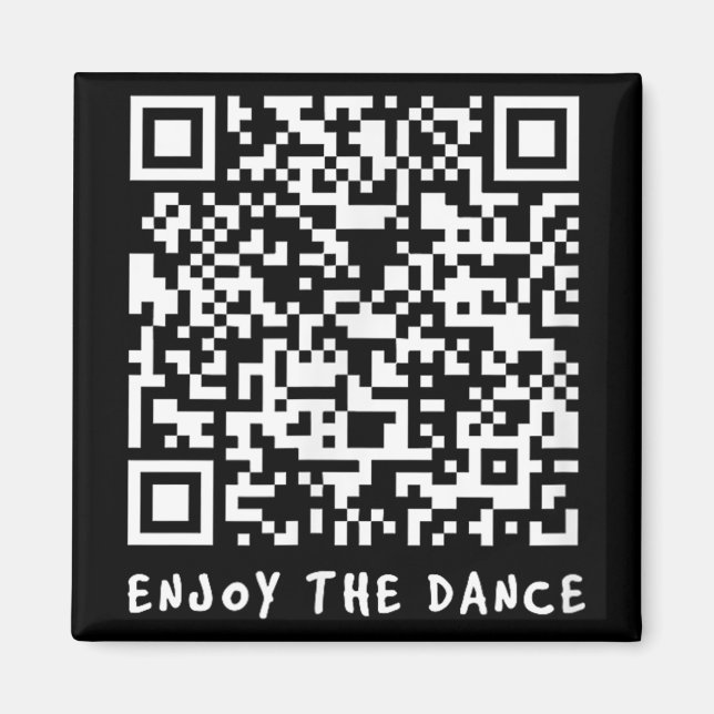 Lönsam Qr Trump Dumpning Interactive Code _1 Magnet (Framsidan)