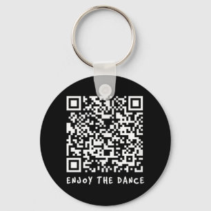 Lönsam Qr Trump Dumpning Interactive Code _1 Nyckelring