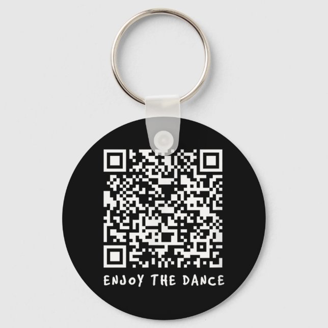 Lönsam Qr Trump Dumpning Interactive Code _1 Nyckelring (Framsida)