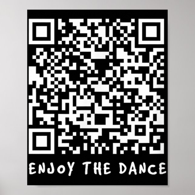 Lönsam Qr Trump Dumpning Interactive Code _1 Poster (Framsidan)