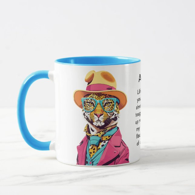 Lönsam rådgivning från en leopard mugg (Vänster)