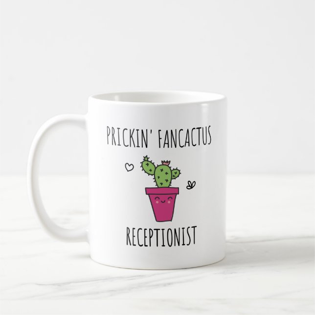 Lönsam receptionist Gift Idea Kaffemugg (Vänster)