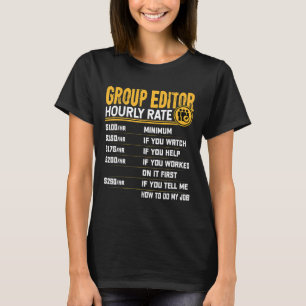 Lönsam redigerare för gruppskrivprogram för gruppr t shirt